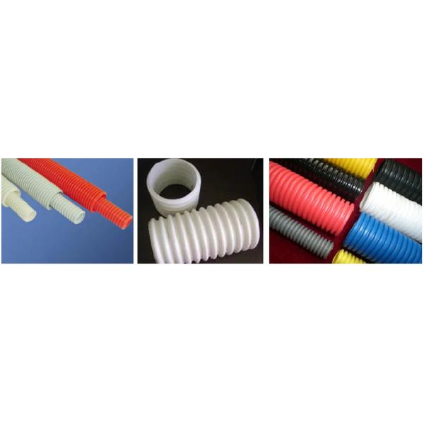 Standard Speed Single Wall Plastic Corrugated Pipe Extrusion Line Machine 16-63 Mm