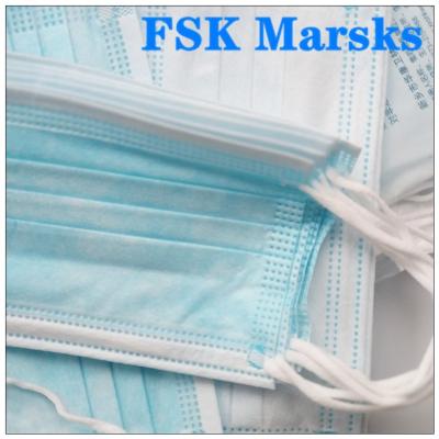 Non Irritating Surgical Dust Mask Canada Face Protection Mask Construction Three Layer