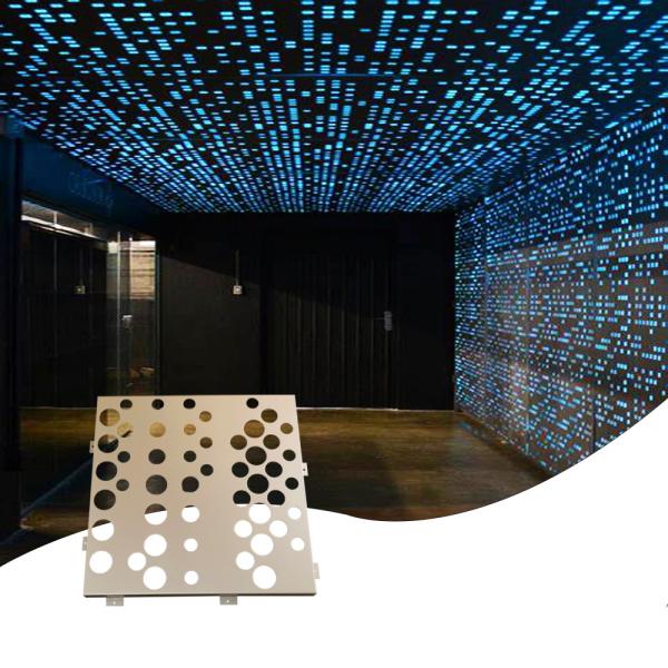 Class B1 Fireproof Aluminum Cladding Panel Interior Decoration Pvdf Coating