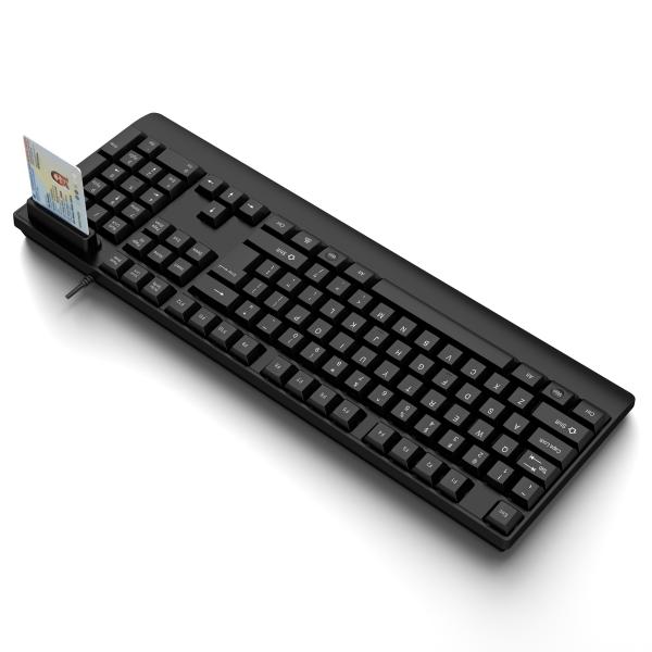 Keyboard with Smart Card Reader