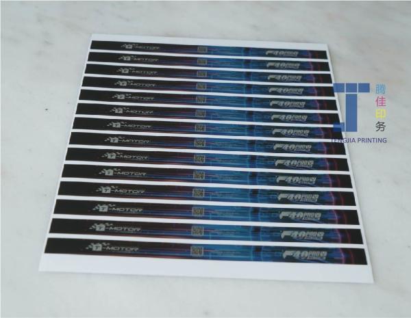 Fade Resistant Glossy Printable Metallic Labels Personalised Metallic Stickers