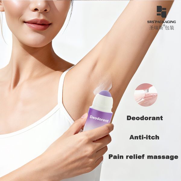 High Quality No Leakage Roll On Bottle For Deodorant Container For Cosmetic Use 50ml 75ml