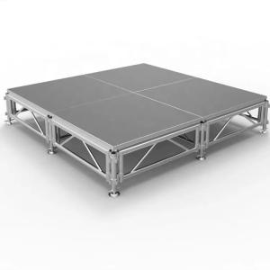 Portable Foldable Aluminum Alloy Stage Truss Adjustable Height 750kg/Sqm Load