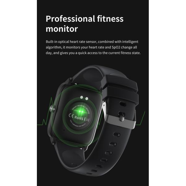 Smartwatch фитнеса людей BLE5.0 1.4Inch сообщение 30 дней длинное резервное