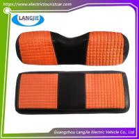 Golf Car Club Car Seat Leather Cover Backrest Orange Seat Cover