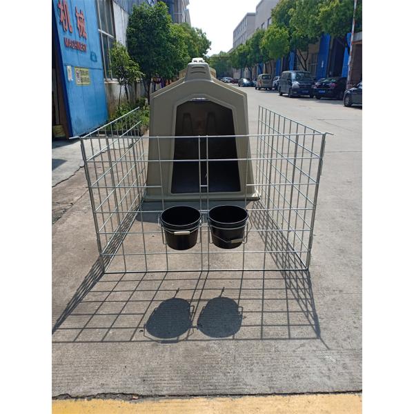 2200mm Length Poly Ethylene Calf Hutches Calf Housing Equipment For Dairy Farm