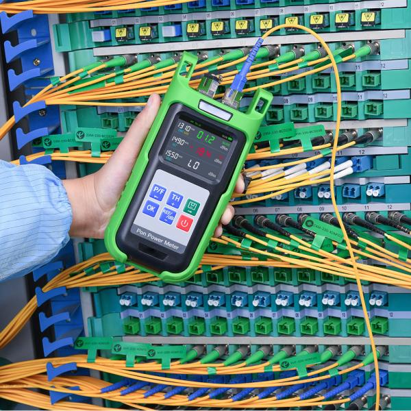 FTTH Fiber Optic Tools 3 Wavelengths 1310 1490 1550nm Compact PON Power Meter