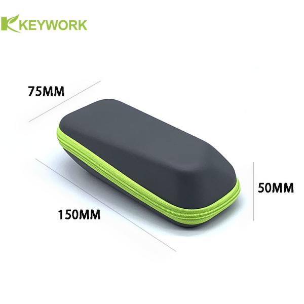 Незаконные cuboid солнечные очки спорт покрывают водоустойчивый оптовик фабрики молнии металла PU кожаный