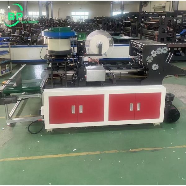 Kraft Clasp envelope machine bp001 with hole punch and metal clasp insert for many differ size kraft paper