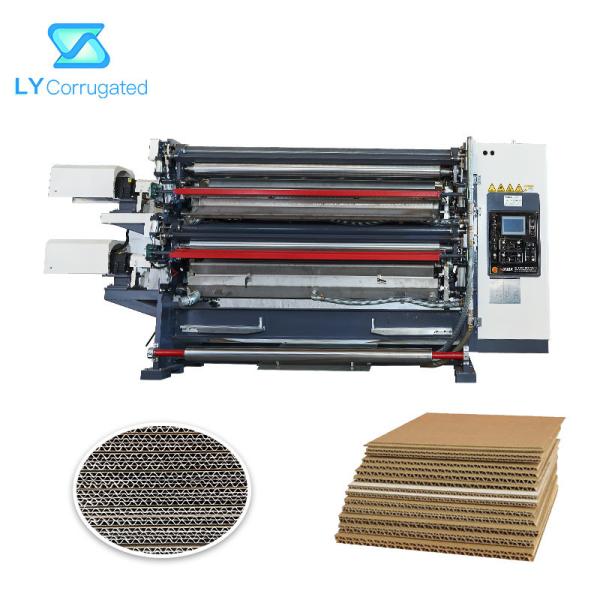3 5 7 Ply Corrugated Cardboard Machine Grinded Glue Applying Box Maker Equipment