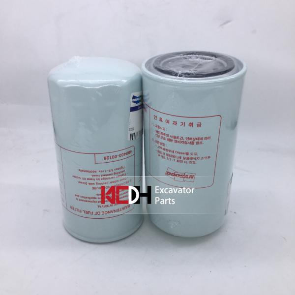 Filtro de combustível diesel P550881 de DOOSAN Excavater 40040300126
