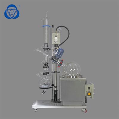 Vacuum 10l Rotary Evaporator , Solventvap Rotary Evaporator With Vertical Condenser