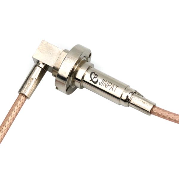 2-Channel Coaxial Rotary Joint 50Ω/75Ω for CCTV Pan Tilt