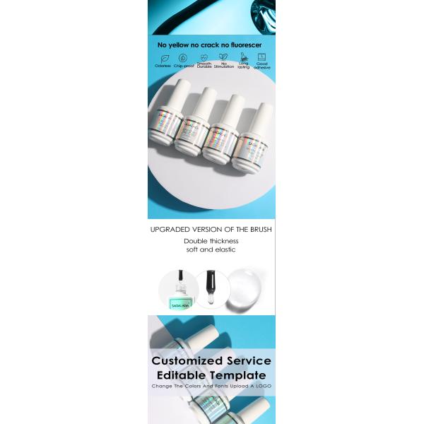 Scratch Resistant Nail Tempered Gel Polish Base and Private Label High Quality Top Coat Gel Polish Bulk