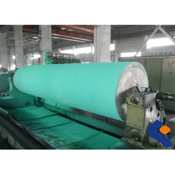 Rollo de goma de la máquina de papel de la cubierta 2.5m m 1800m m Od