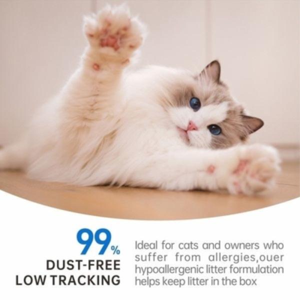 Fast Agglomerating Mineral Cat Litter Natural Sodium Based Ore Litter