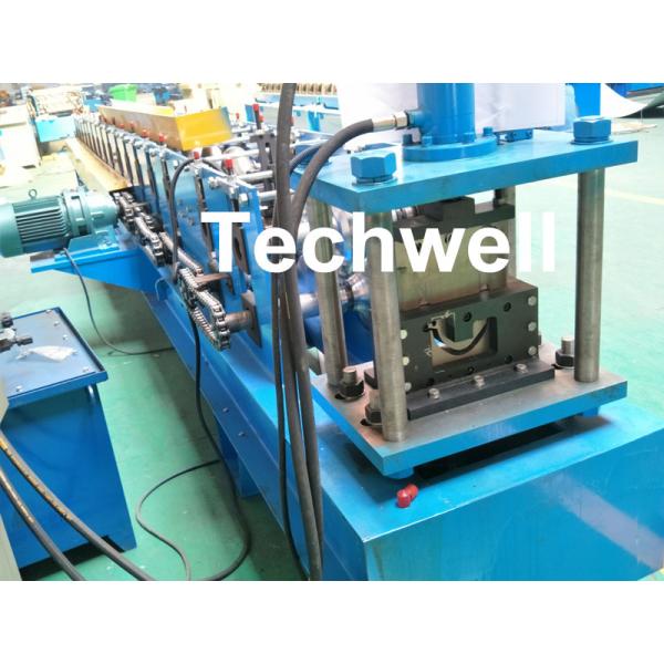 Половина крена сточной канавы PPGI круглого формируя машину для делать сточную к