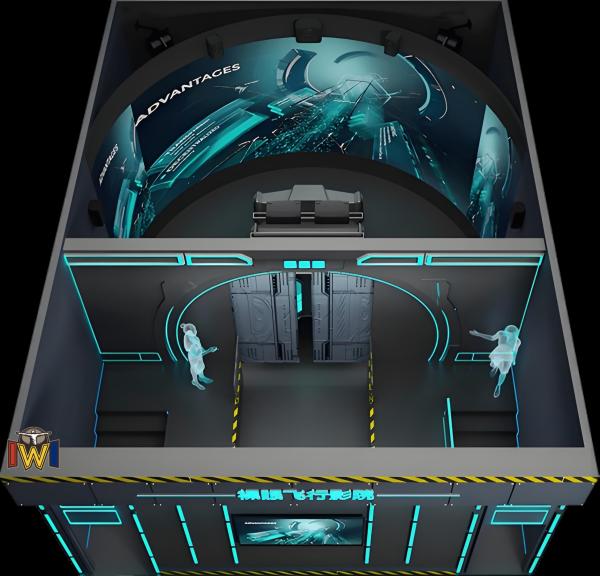 CE Certified VR 3D Track Cinema for Theme Parks