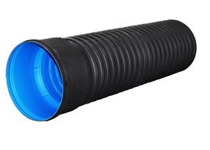 SN4 18 Inch 1mm Wear Resistant Pipes , HDPE Double Wall Corrugated Pipe