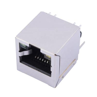 Jack o lado modular/8P8C protegido PWB entra no conector RJ45 vertical