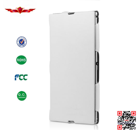 Ultra Thin Import Italy Flip Leather Cover Case For Sony Xperia Z Ultra XL39H Multi Color