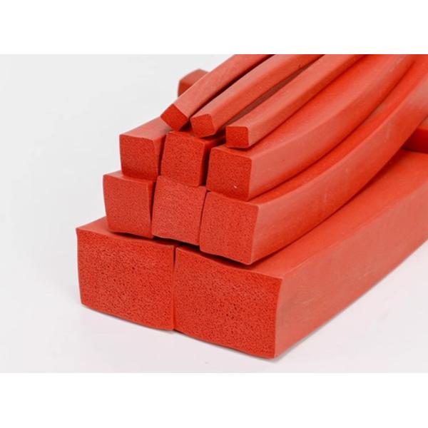 Silicone Sponge Extrusion for High Temperature Environments and Good Wear Resistance Tensile Strength 100-200psi