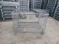 Caixas de armazenamento de malha de arame galvanizado 50x50 mm 1200x1000x890 mm
