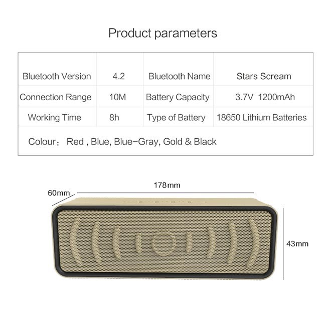 Диктор соединения 3.5h Bluetooth технический быстрый портативный умный