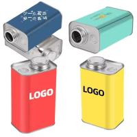 Metal Packaging Container Food Grade Beautiful Small Eco Friendly Airtight Empty Matcha White Round Tea Tin Can Boxes