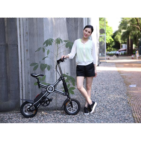 City Foldable Electric Scooter / Bicycle , 350 Watt Lightweight Folding Bike