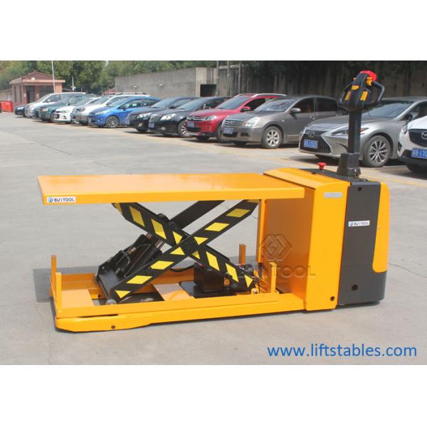 Батарея 1 тонны привелась в действие тележку паллета 2000kg высокого подъема 2500kg 1000mm с подъемом платформы