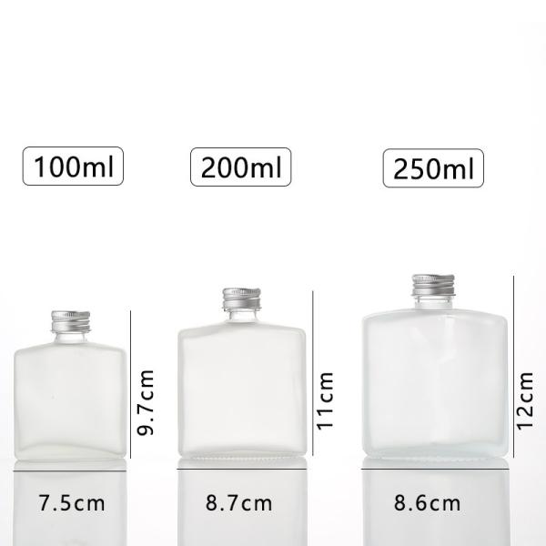 200мл бутылка БПА напитка квадрата 12 Оз стеклянная освобождают для на открытом воздухе портативной машинки пикника