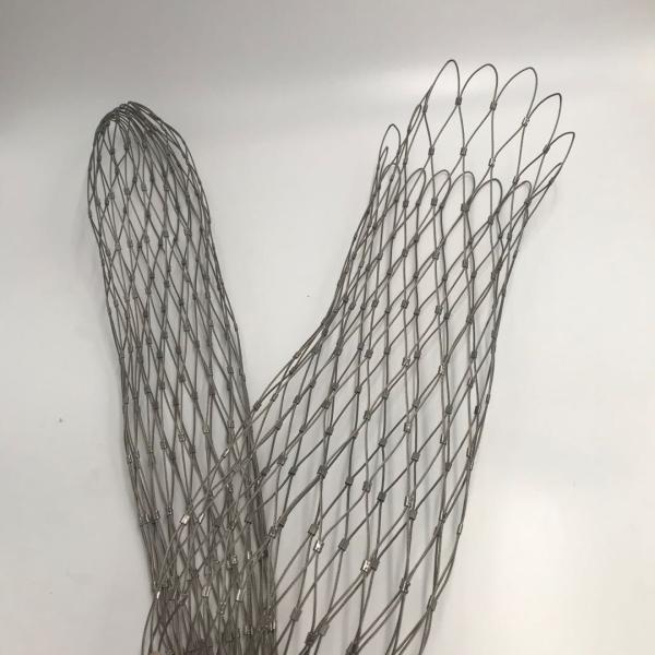 Knotted Stainless Steel Wire Mesh Bag 7x7 7x19 Excellent Heat Resistance
