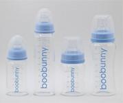 BPA FREE Glass Baby Bottles with Silicone Sleeves, Nipples, Neck Rings, and Caps