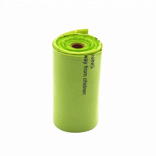 33cmx22cm Biodegradable PET Dog Poop PLA Bags 18 Microns