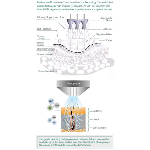 Beauty Facial Spa Wrinkle Removal Skin Tightening Meso Needles Mesotherapy No-needle Mesotherapy Device Mesotherapy Gun