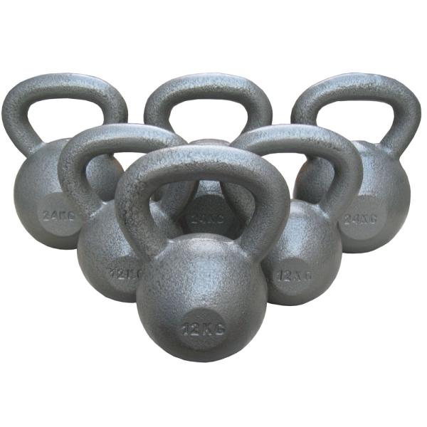 Hammertone Fitness Equipment Kettlebell Gray Paint cast iron Kettlebell