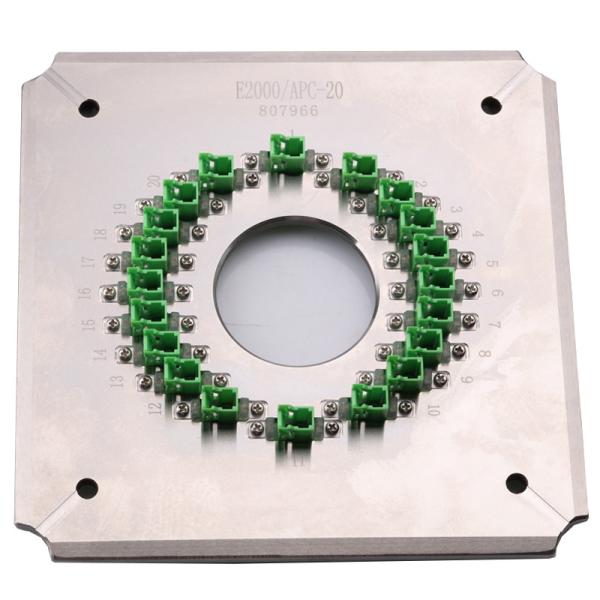 Полируя соединитель приспособлений E2000apc 20 оптического волокна к гибкому проводу