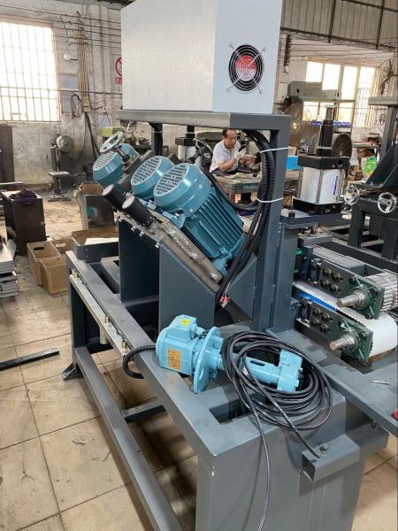 Furniture Cupboard Door Glass Chamfering Machine with 4 Grinding Heads and 8kw Power