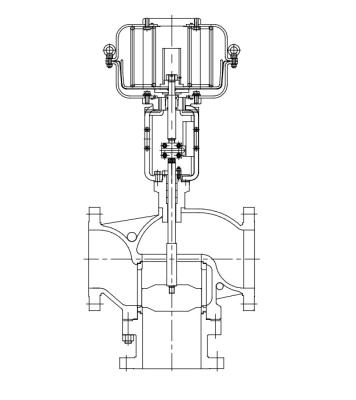 Three Merging Control Valve 3 Way Diverting Control Valve 1'' 1.5'' 2'' 2.5'' 3'' 4''