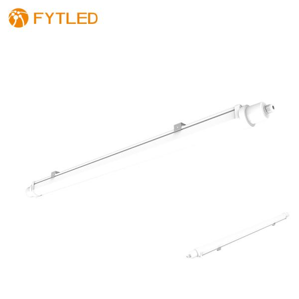 Dimmable AC100V IK10 Protection LED Tri Proof Lights , 4 Feet Led Tube Light