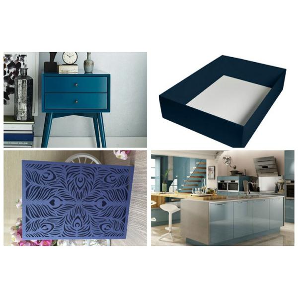 Blue Green Lacquered Solid Paperboard 1.3mm 1.5mm For Carton Box Storage Box