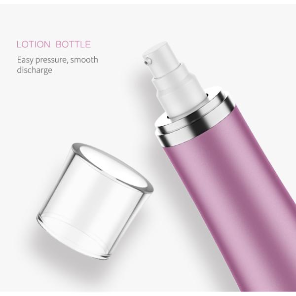 Cosmetic Pump EDM Face Lotion Bottle And Cream Jar Acrylic Double Wall Waist