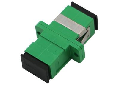 PVC OEM ODM Sc Simplex Adapter / Single Fibers Optical Cable Coupler