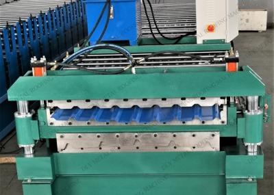 A dupla camada Cr12 que forma o telhado do metal da máquina 6.5T rola anterior