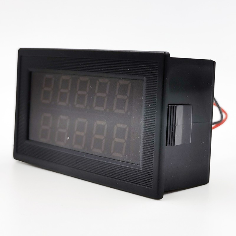 Highly Accurate Mini Dual Panel Voltmeter and Ammeter 4.5 Digital LED Display DC 200V DC 400A High-End Voltage Ampere Meter