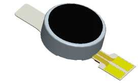 Pancake DC vibration motor 3v, low power variable vibration motor