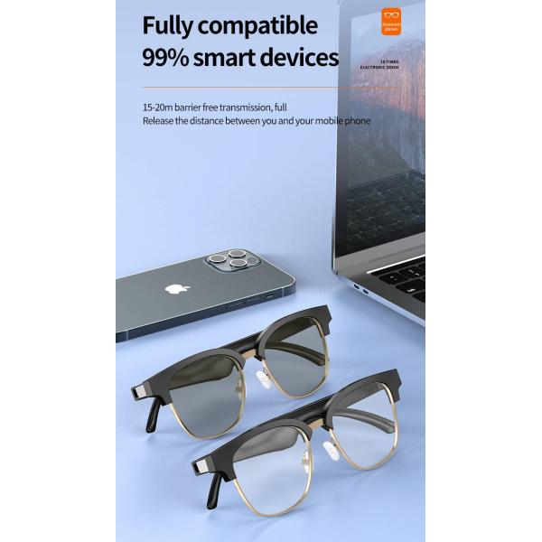 Bluetooth Sunglasses Headphones High Tech Glasses Outside Sport For Men