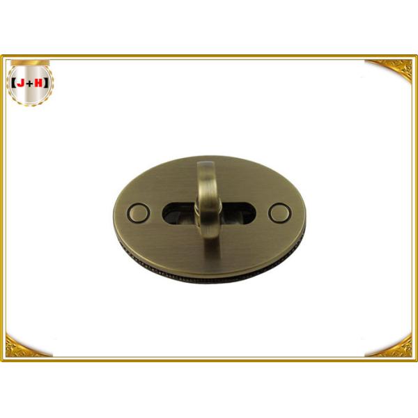 Изготовленное на заказ оборудование замка сумки легирующего металла цинка, овальное портмоне формы делая оборудование