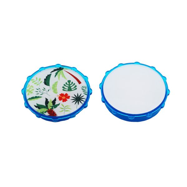 Portable Double Sided Manual Sublimation Herb Grinder With Printable Acrylic Blanks Plastic Small Spice Grinder With Storage